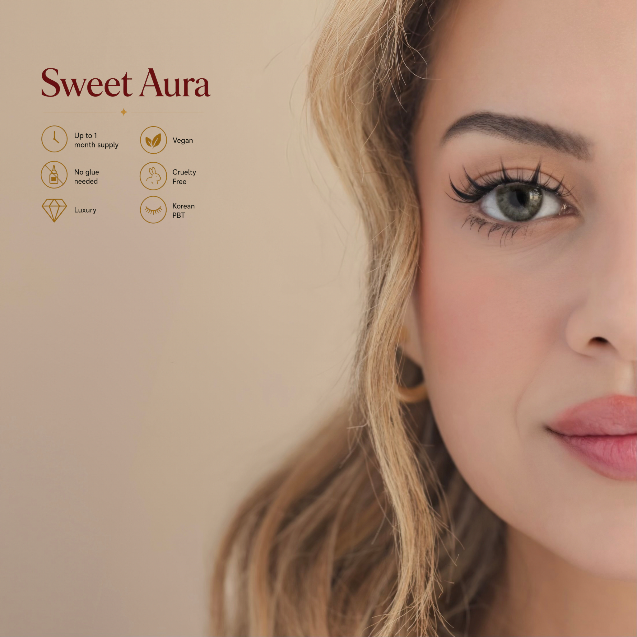 Cluster Lashes + Tweezers